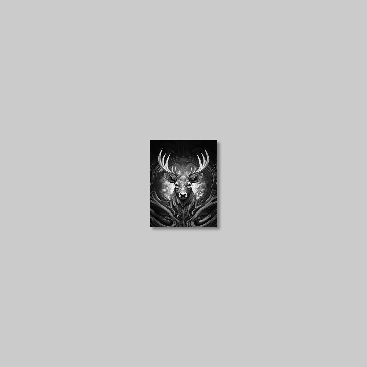 ABSTRACT STAG **UNFRAMED ART PRINT**