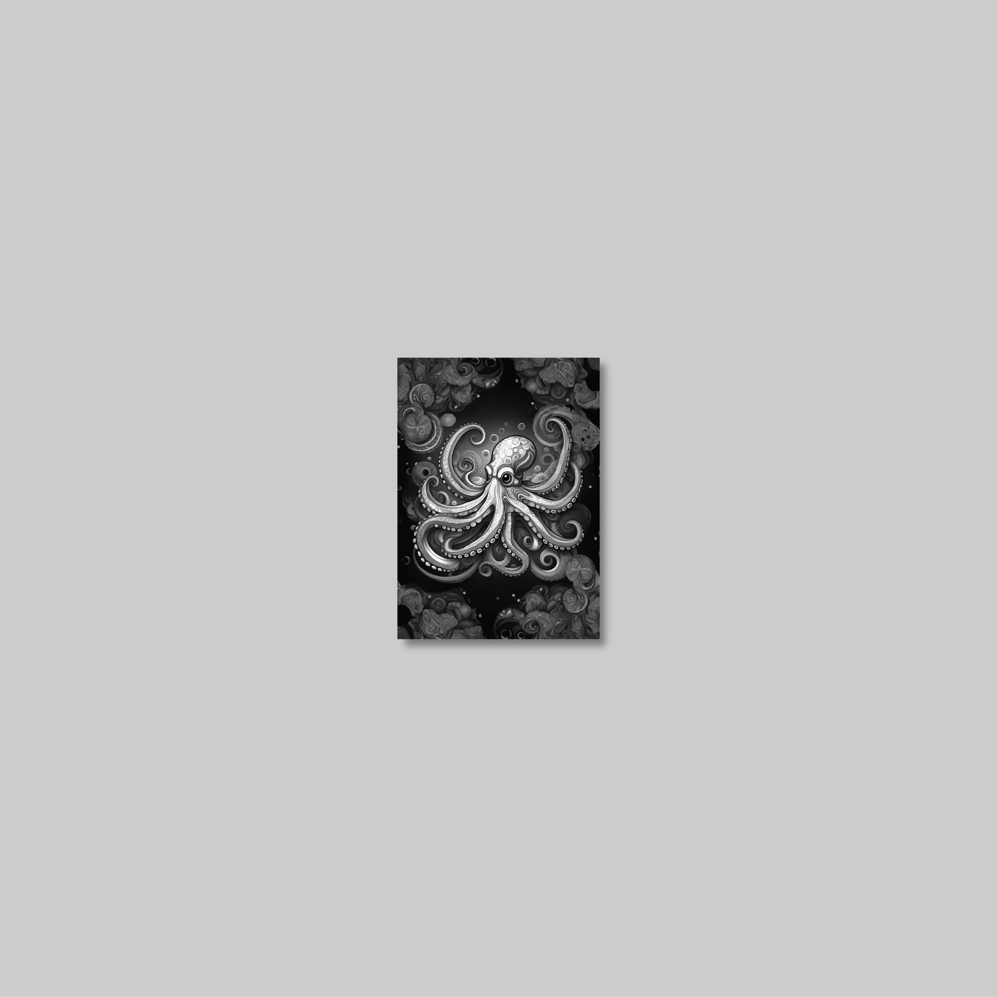 ABSTRACT OCTOPUS **UNFRAMED ART PRINT**