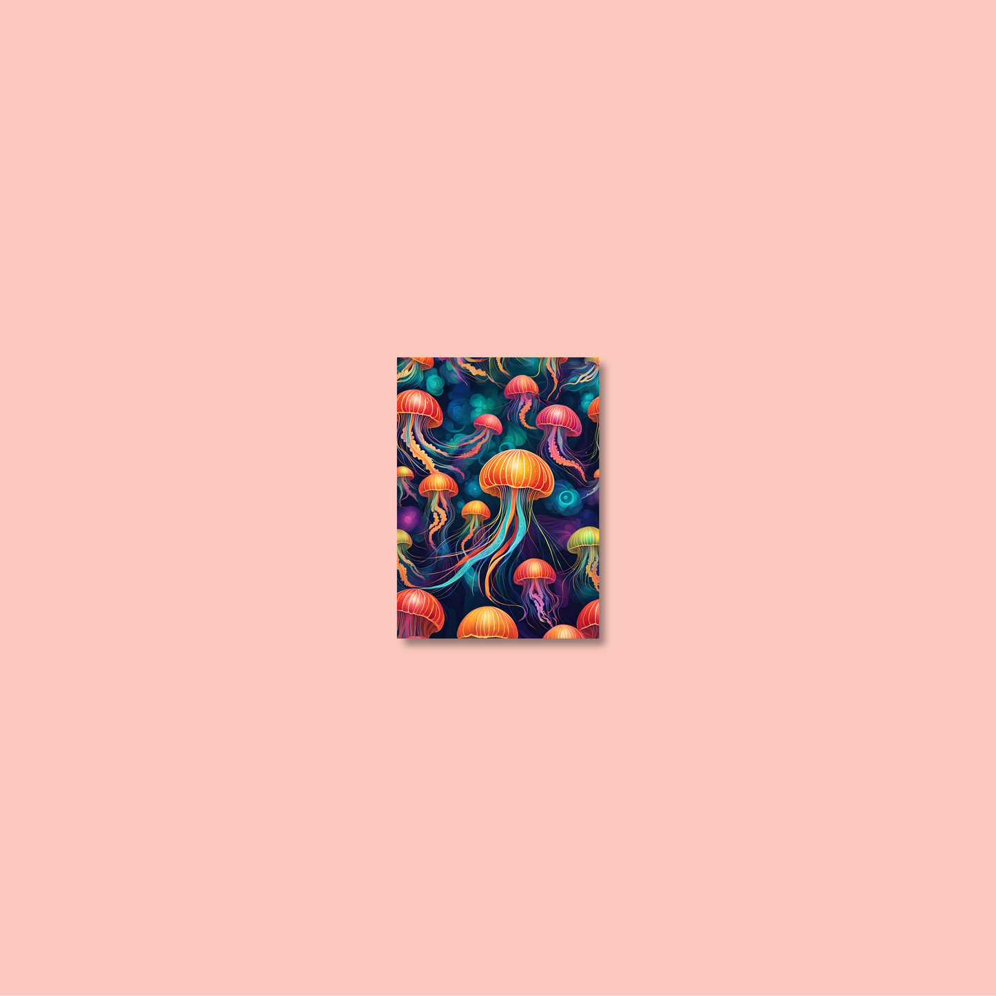 ABSTRACT JELLYFISH **UNFRAMED ART PRINT**