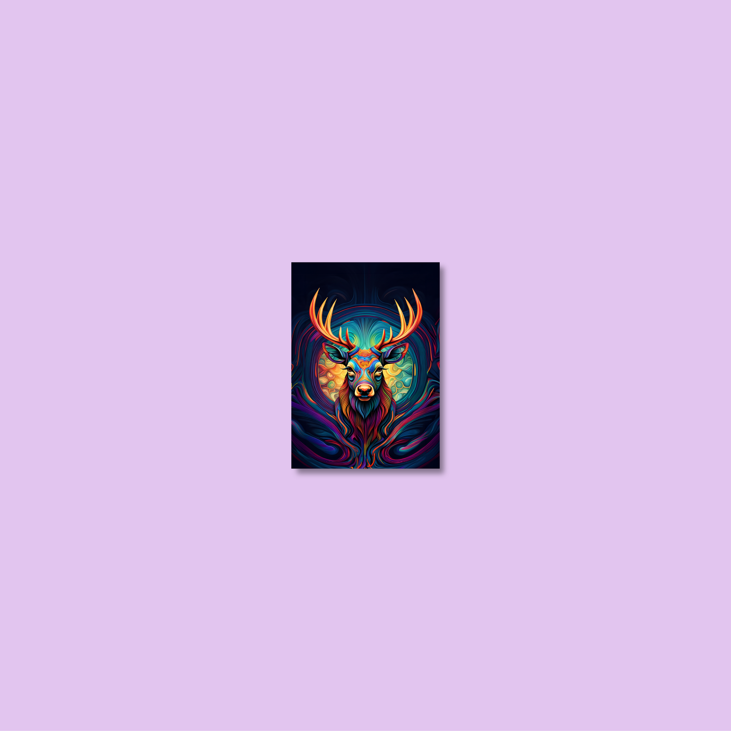 ABSTRACT STAG **UNFRAMED ART PRINT**