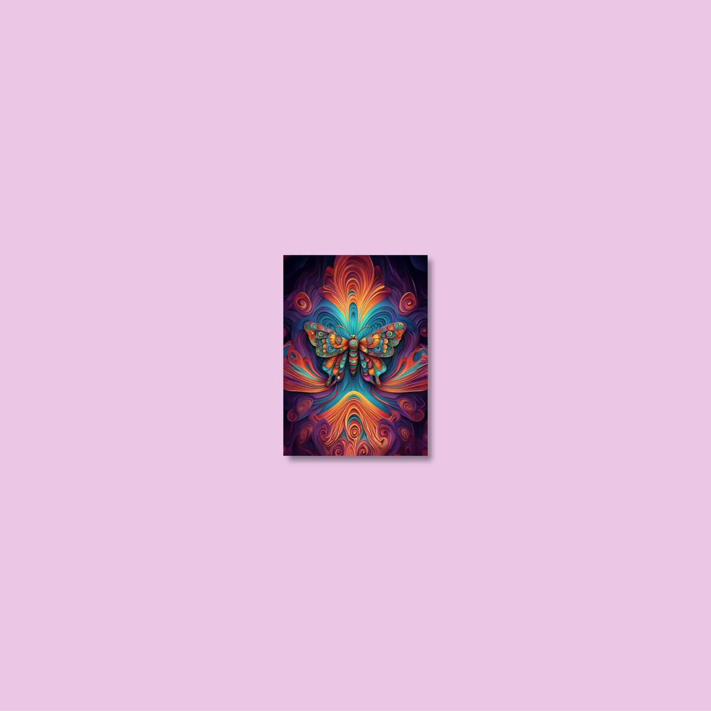 ABSTRACT BUTTERFLY **UNFRAMED ART PRINT**
