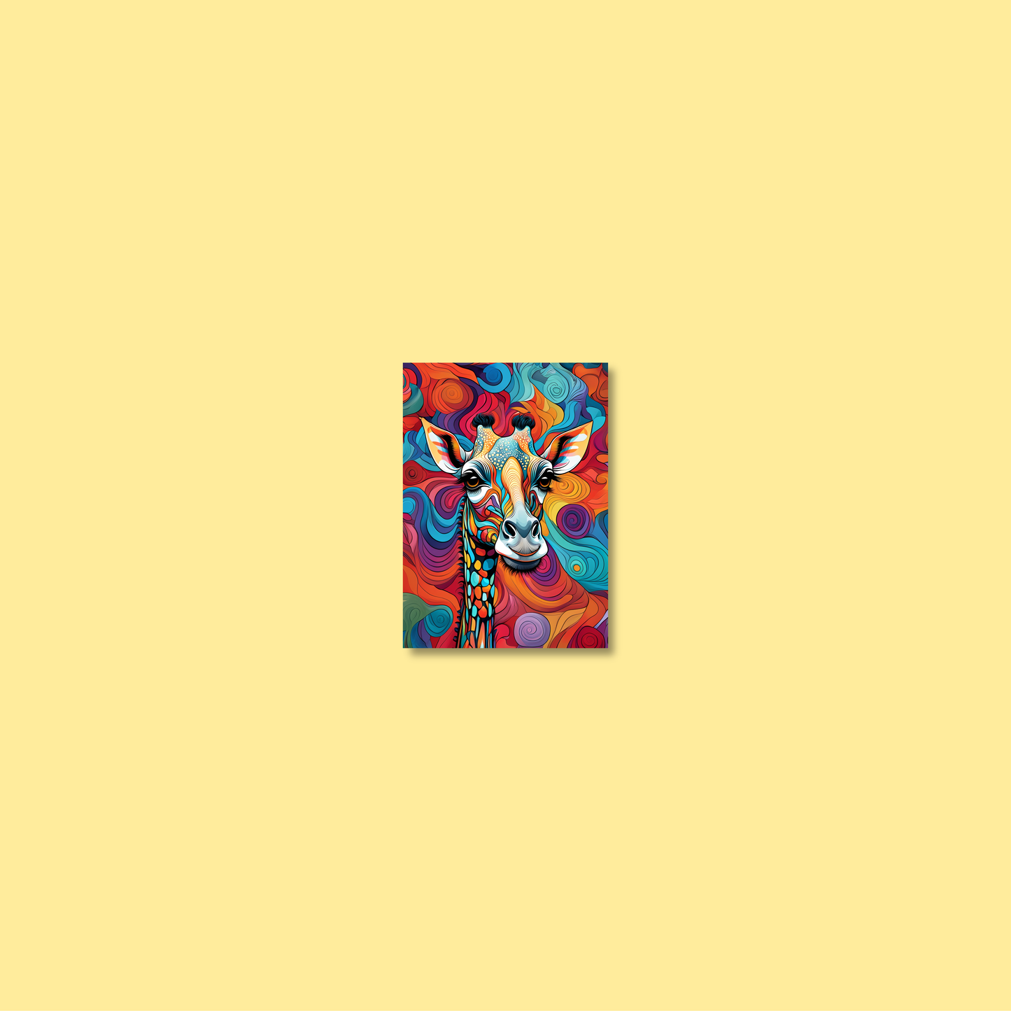 ABSTRACT GIRAFFE **UNFRAMED ART PRINT**