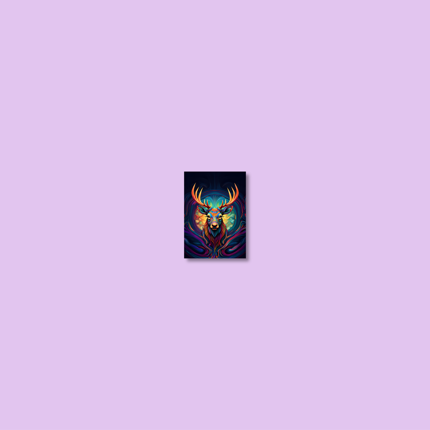 ABSTRACT STAG **UNFRAMED ART PRINT**