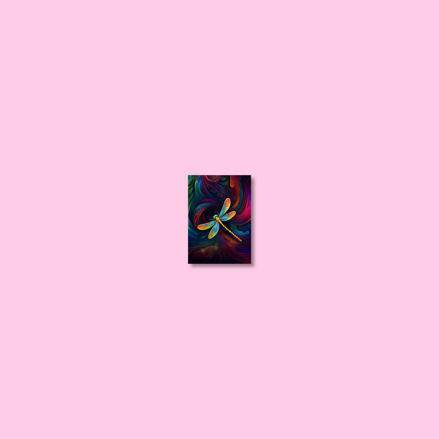 ABSTRACT DRAGONFLY **UNFRAMED ART PRINT**
