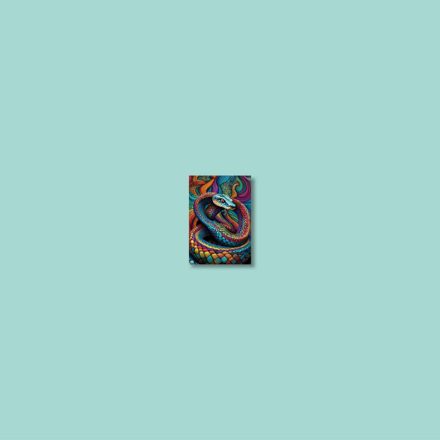 ABSTRACT COBRA **UNFRAMED ART PRINT**
