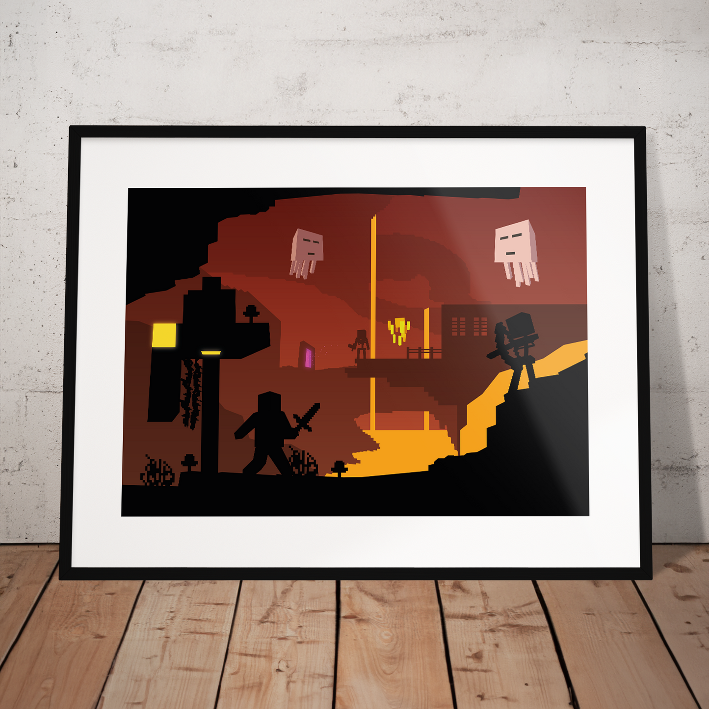 MC Nether **UNFRAMED POSTER**