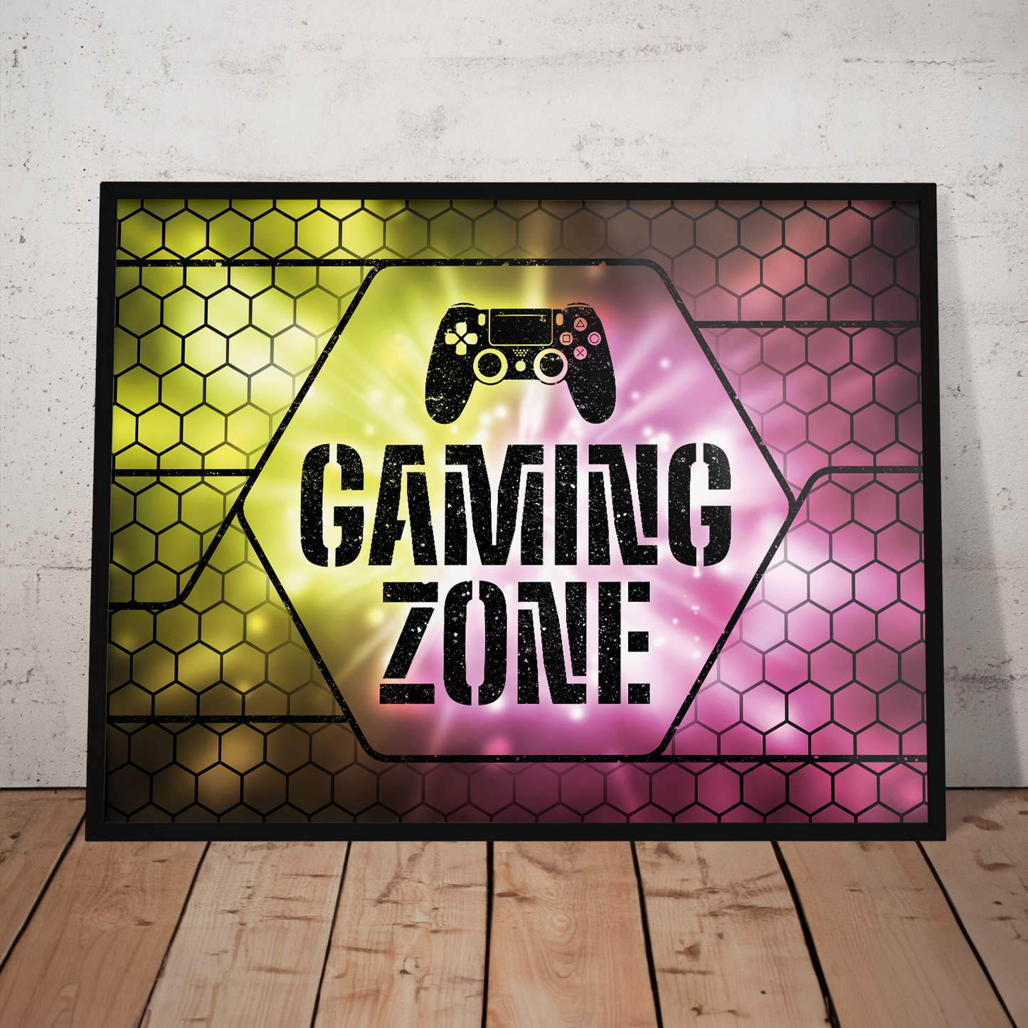 Gaming Zone Neon **UNFRAMED POSTER**