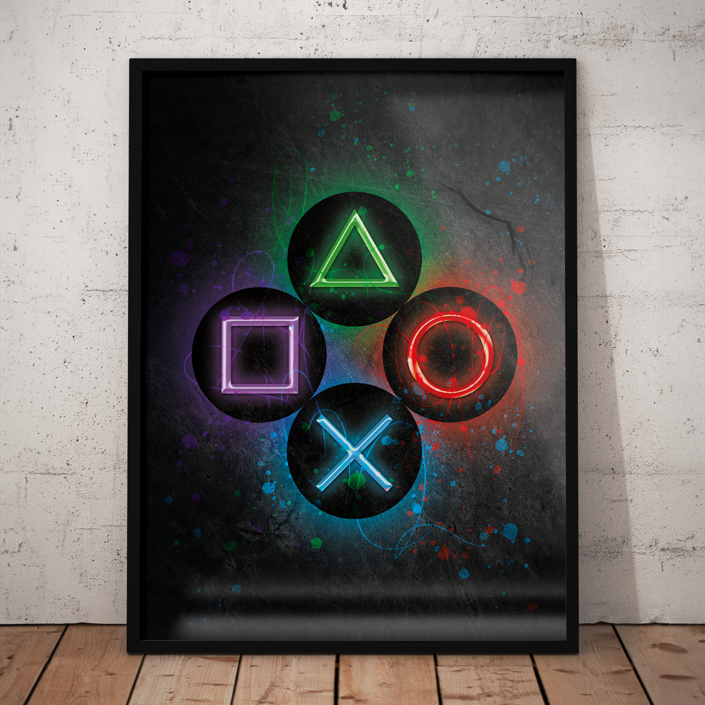 GRUNGE GAMER **UNFRAMED POSTER**