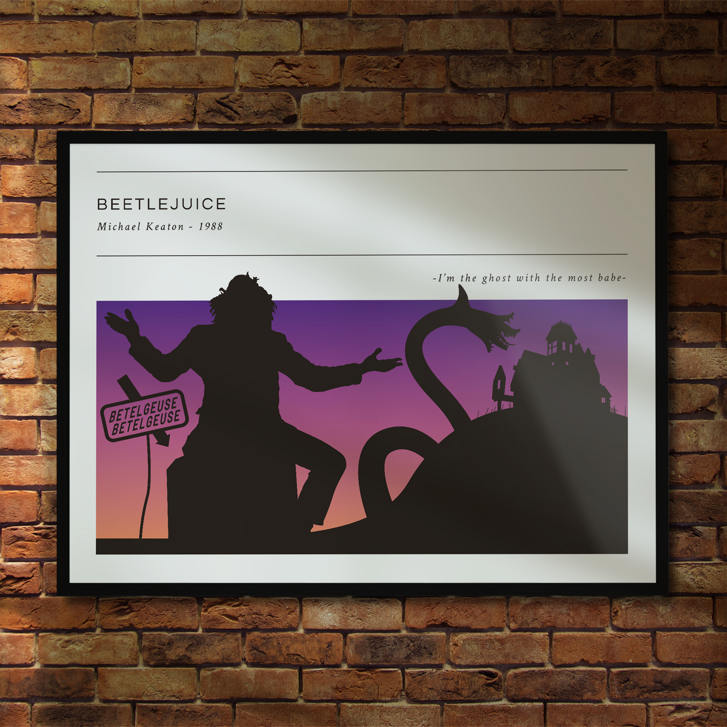 Beetlejuice **UNFRAMED POSTER**