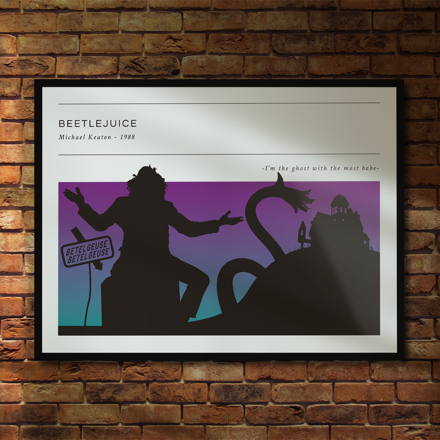Beetlejuice **UNFRAMED POSTER**