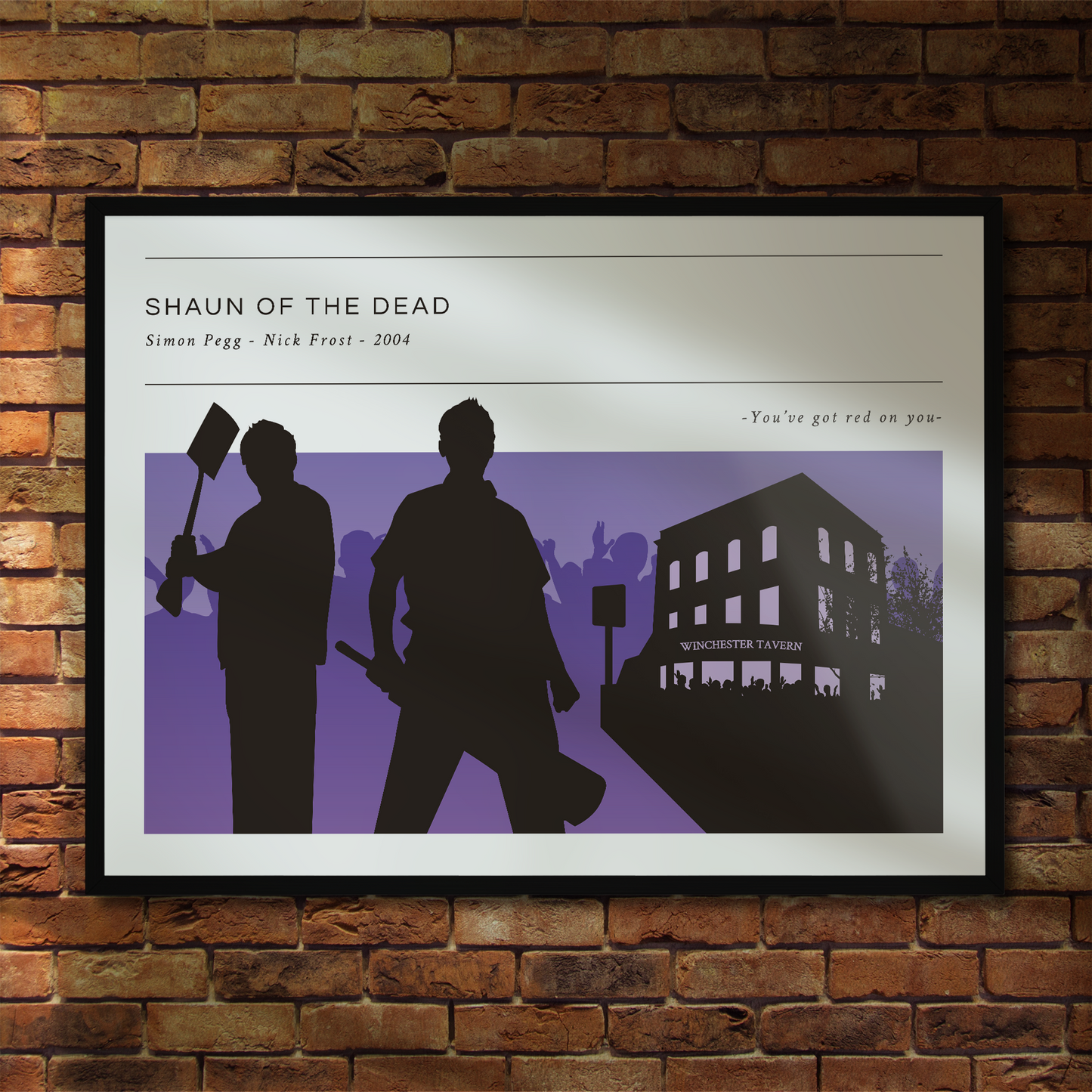 Shaun Of The Dead **UNFRAMED POSTER**