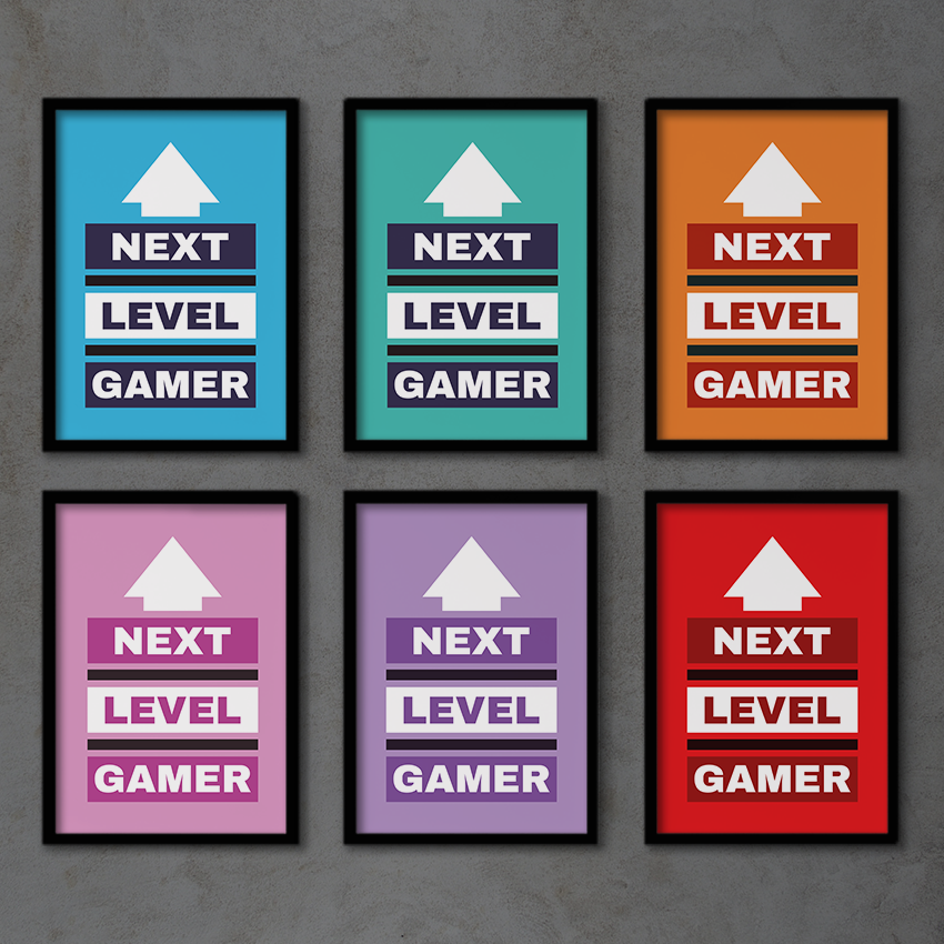 NEXT LEVEL GAMER **UNFRAMED POSTER**