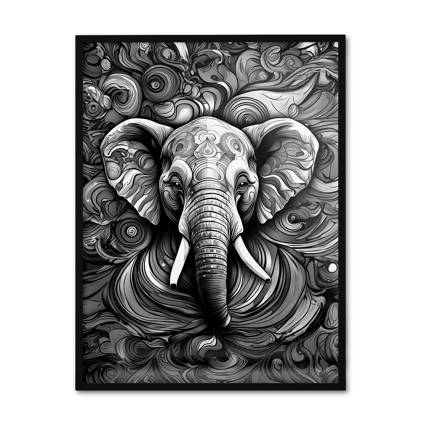 ABSTRACT ELEPHANT **UNFRAMED ART PRINT**