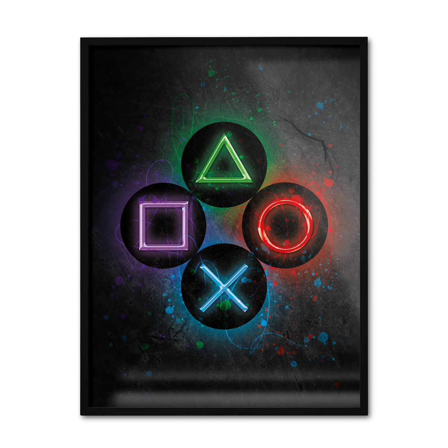 GRUNGE GAMER **UNFRAMED POSTER**