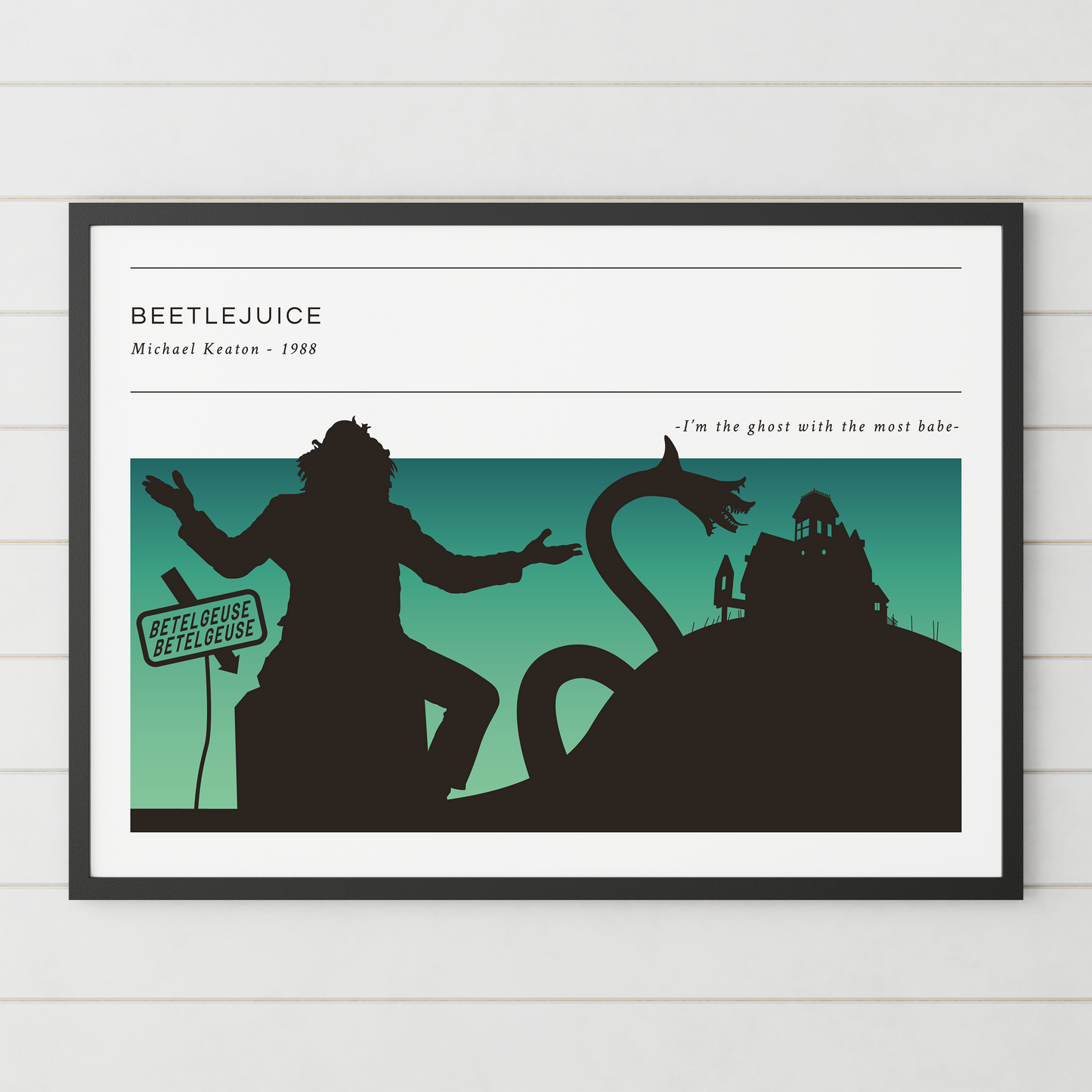 Beetlejuice **UNFRAMED POSTER**
