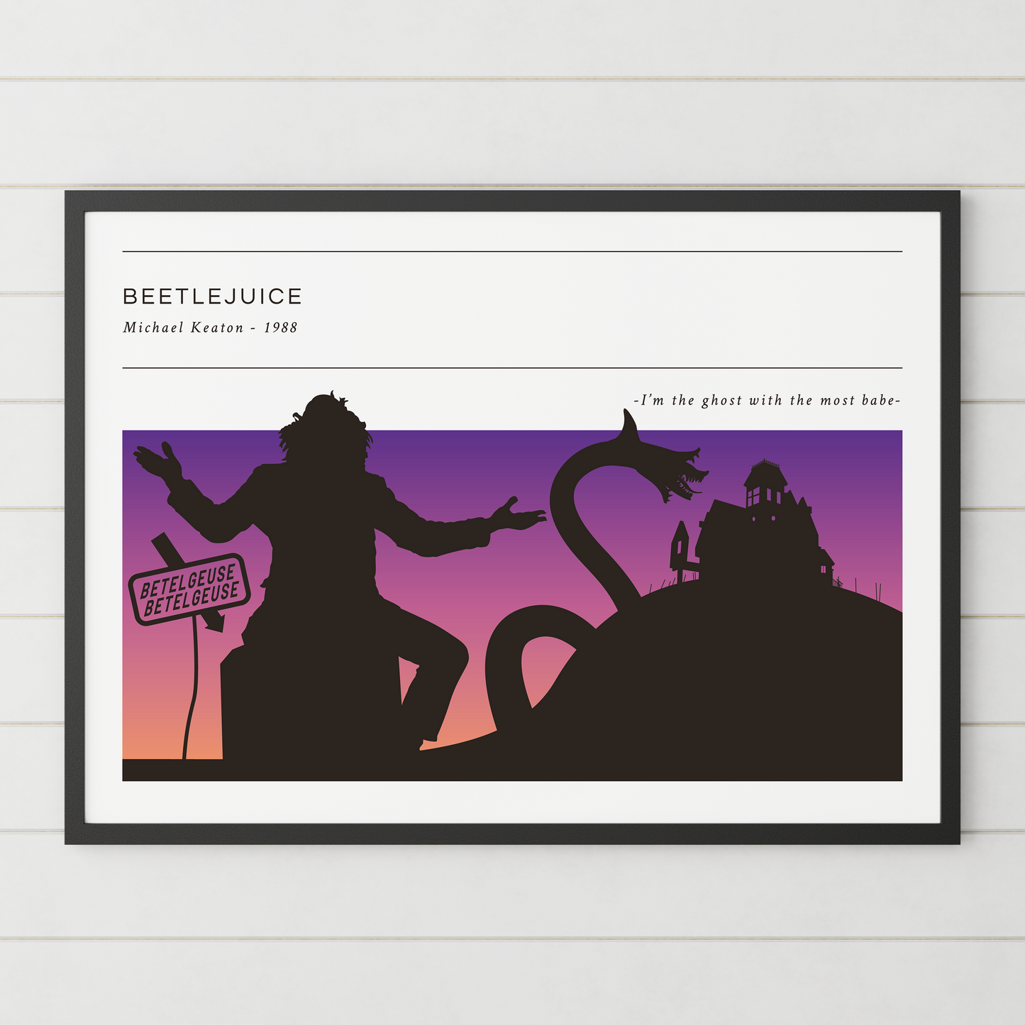 Beetlejuice **UNFRAMED POSTER**