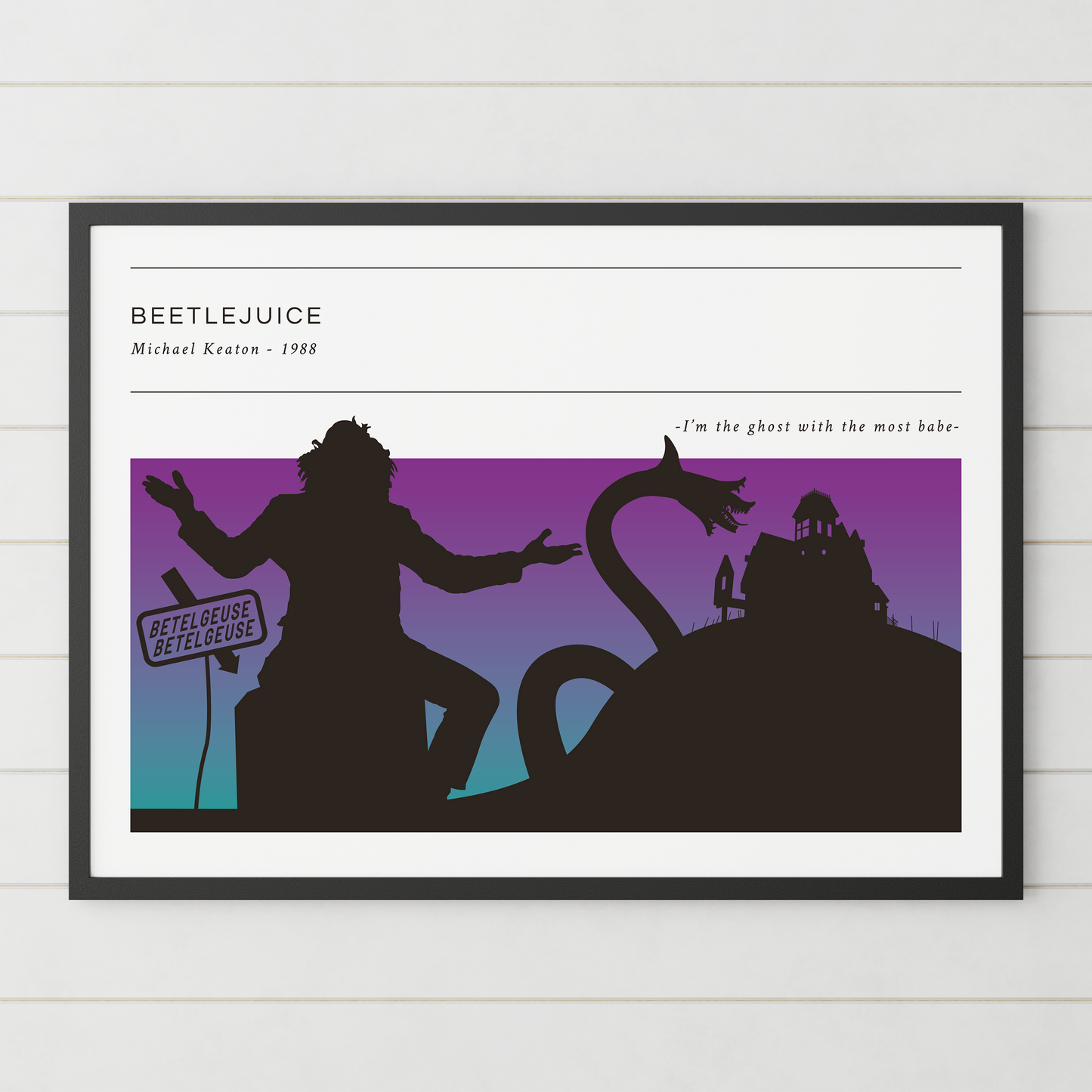 Beetlejuice **UNFRAMED POSTER**