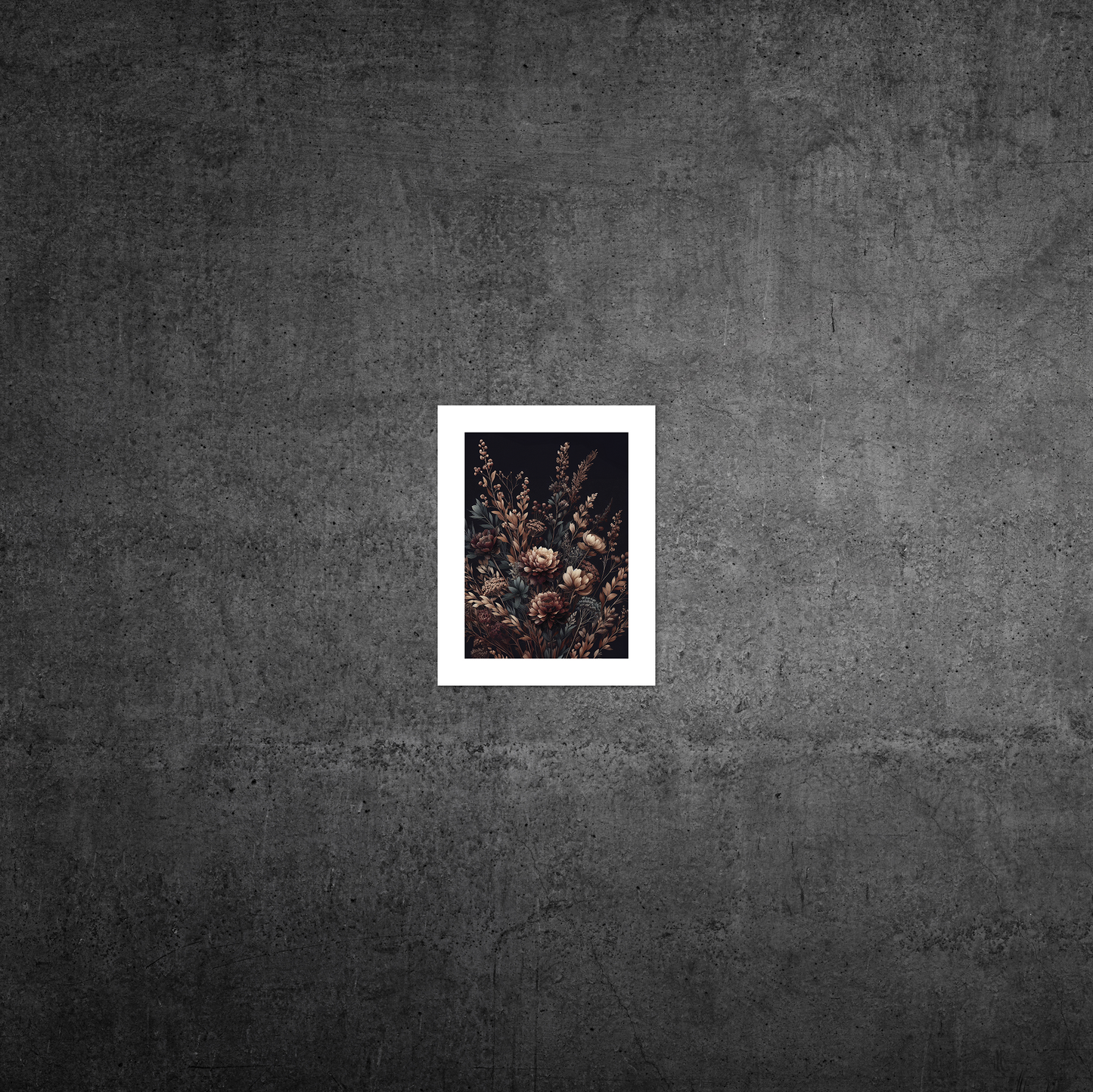 Autumn Florals No3 **UNFRAMED ART PRINT**