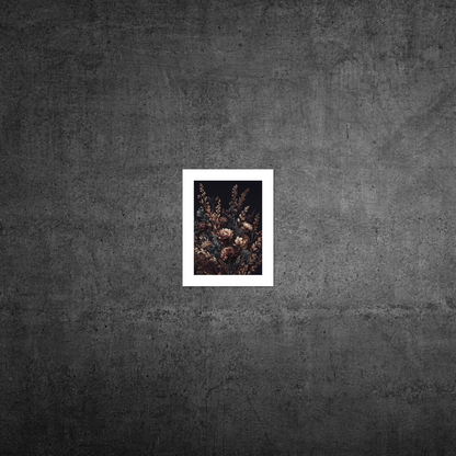 Autumn Florals No3 **UNFRAMED ART PRINT**