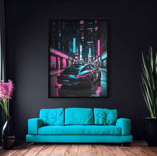 PORSCHE 911 (BACK) **UNFRAMED POSTER**