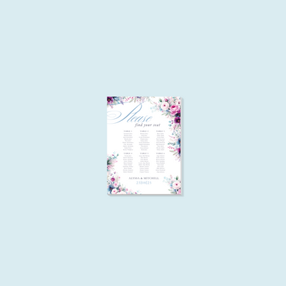 Foam Board Table Plan