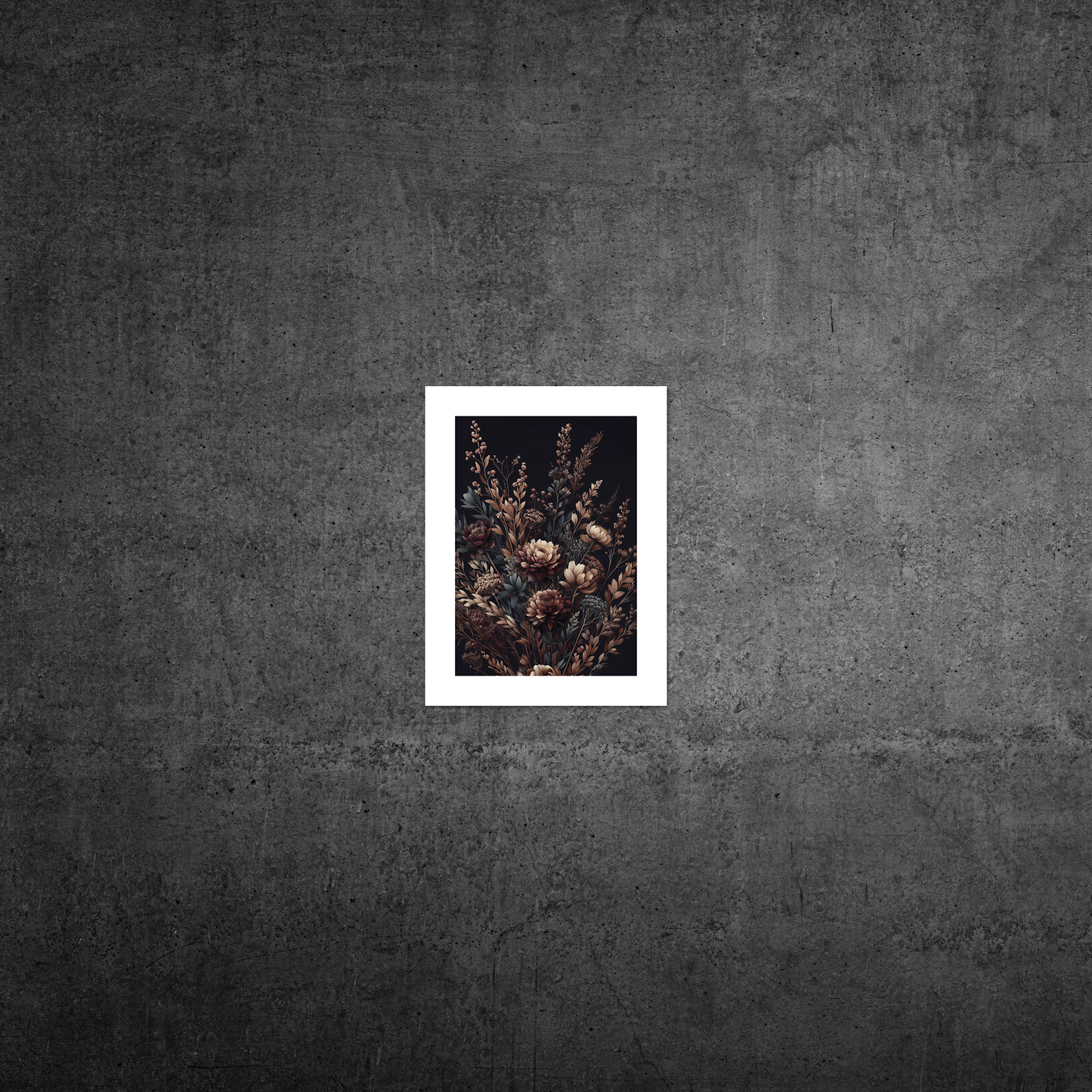 Autumn Florals No3 **UNFRAMED ART PRINT**