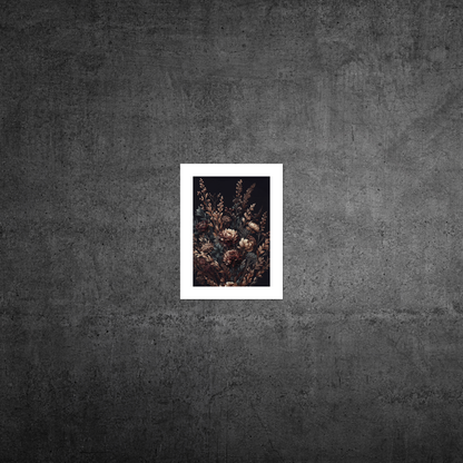 Autumn Florals No3 **UNFRAMED ART PRINT**
