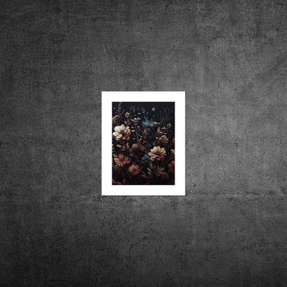 Autumn Florals No1 **UNFRAMED ART PRINT**