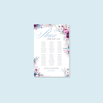 Foam Board Table Plan