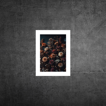 Flowers Of Autumn No1 **UNFRAMED ART PRINT**