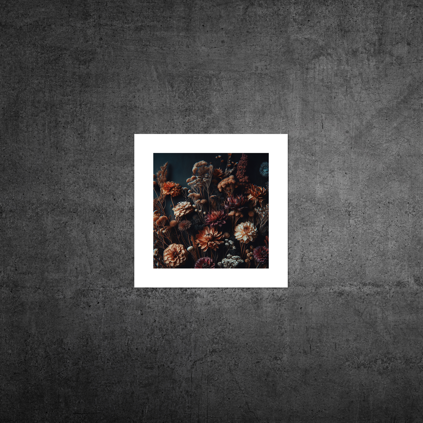 Flowers Of Autumn No1 **UNFRAMED ART PRINT**