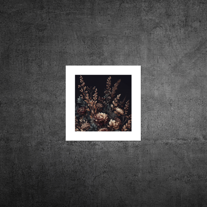 Autumn Florals No3 **UNFRAMED ART PRINT**