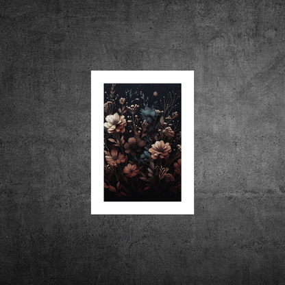 Autumn Florals No1 **UNFRAMED ART PRINT**