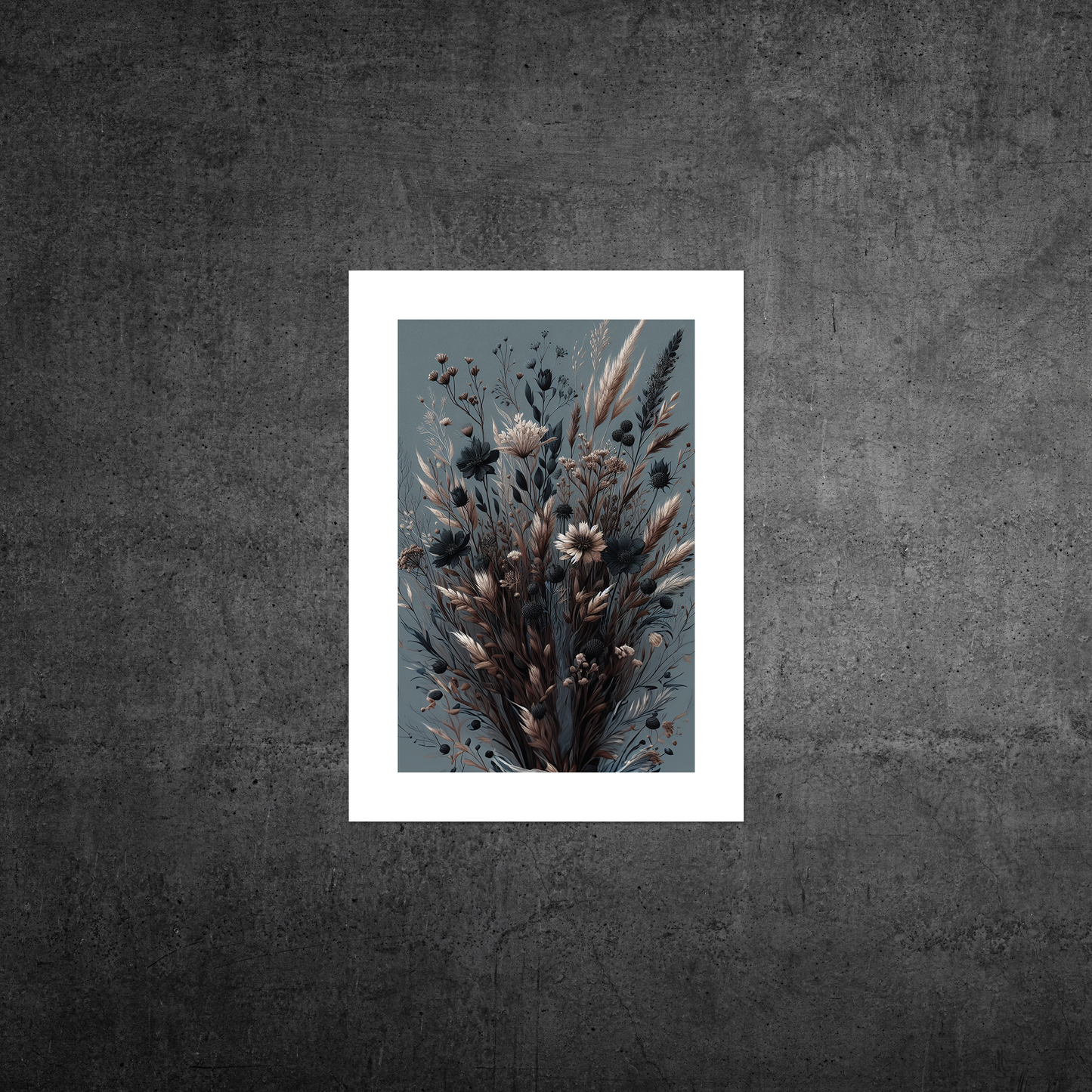 Autumn Florals No2 **UNFRAMED ART PRINT**