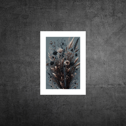 Autumn Florals No2 **UNFRAMED ART PRINT**