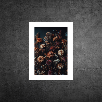 Flowers Of Autumn No1 **UNFRAMED ART PRINT**