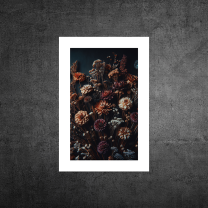 Flowers Of Autumn No1 **UNFRAMED ART PRINT**