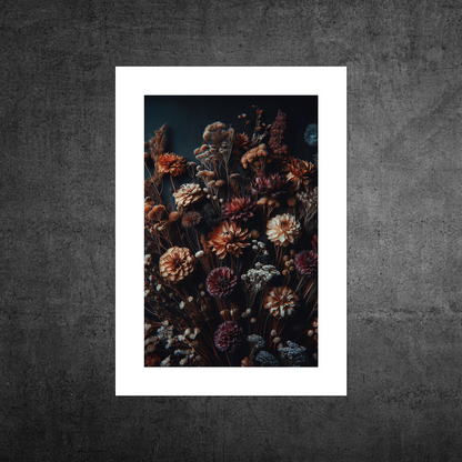 Flowers Of Autumn No1 **UNFRAMED ART PRINT**