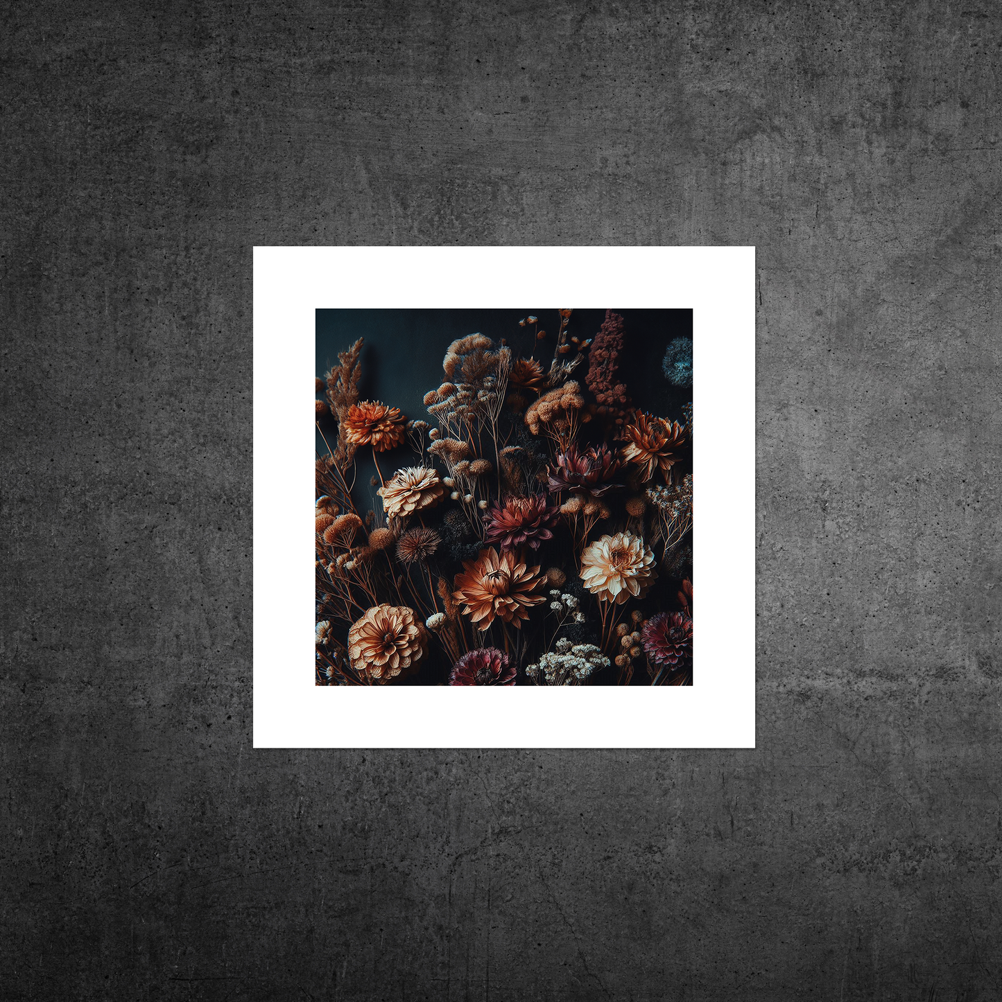 Flowers Of Autumn No1 **UNFRAMED ART PRINT**