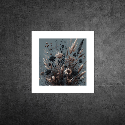 Autumn Florals No2 **UNFRAMED ART PRINT**