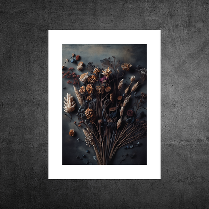 Flowers Of Autumn No2 **UNFRAMED ART PRINT**