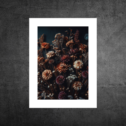 Flowers Of Autumn No1 **UNFRAMED ART PRINT**