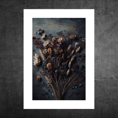 Flowers Of Autumn No2 **UNFRAMED ART PRINT**