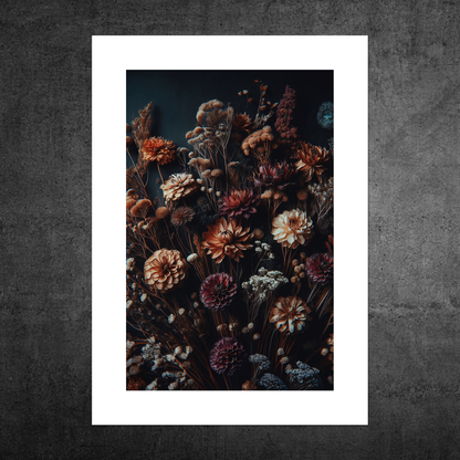 Flowers Of Autumn No1 **UNFRAMED ART PRINT**