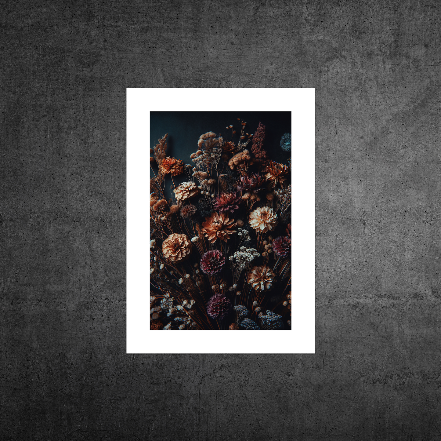 Flowers Of Autumn No1 **UNFRAMED ART PRINT**