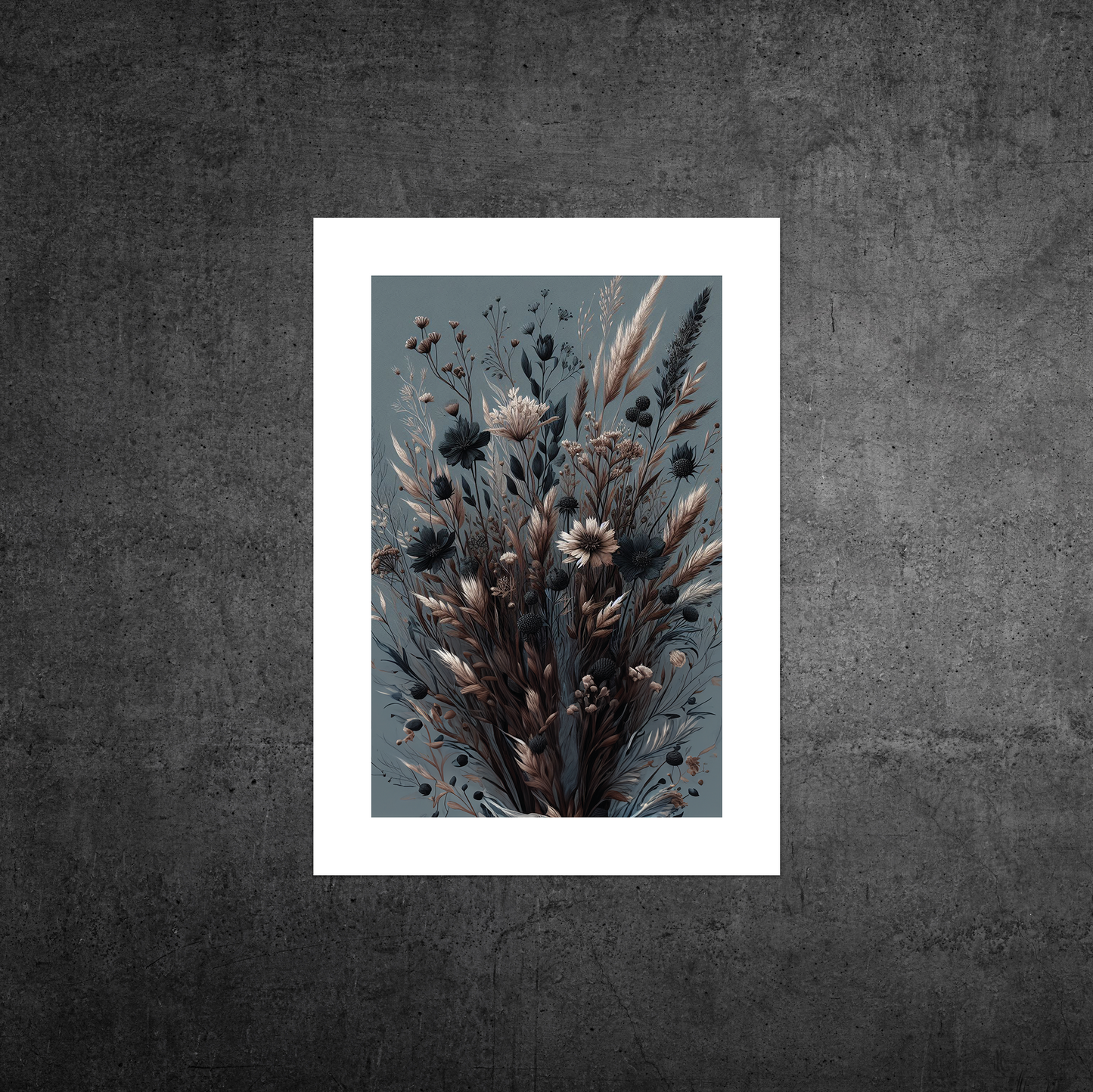 Autumn Florals No2 **UNFRAMED ART PRINT**