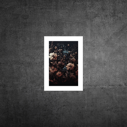 Autumn Florals No1 **UNFRAMED ART PRINT**