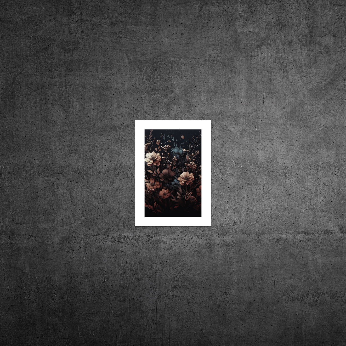 Autumn Florals No1 **UNFRAMED ART PRINT**