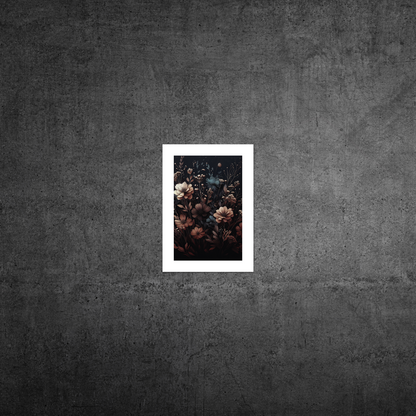 Autumn Florals No1 **UNFRAMED ART PRINT**