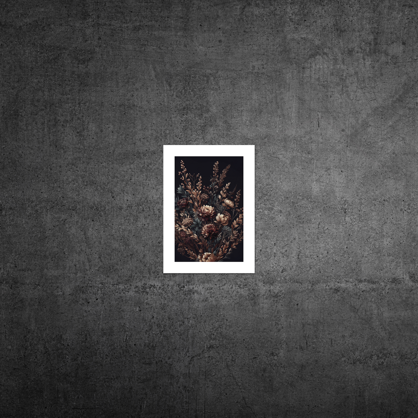 Autumn Florals No3 **UNFRAMED ART PRINT**